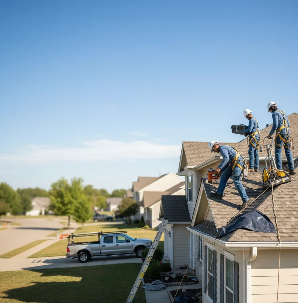 Shingle Replacement in Mustang, OK